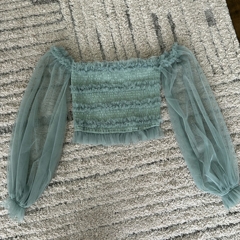 Off the shoulder crop top